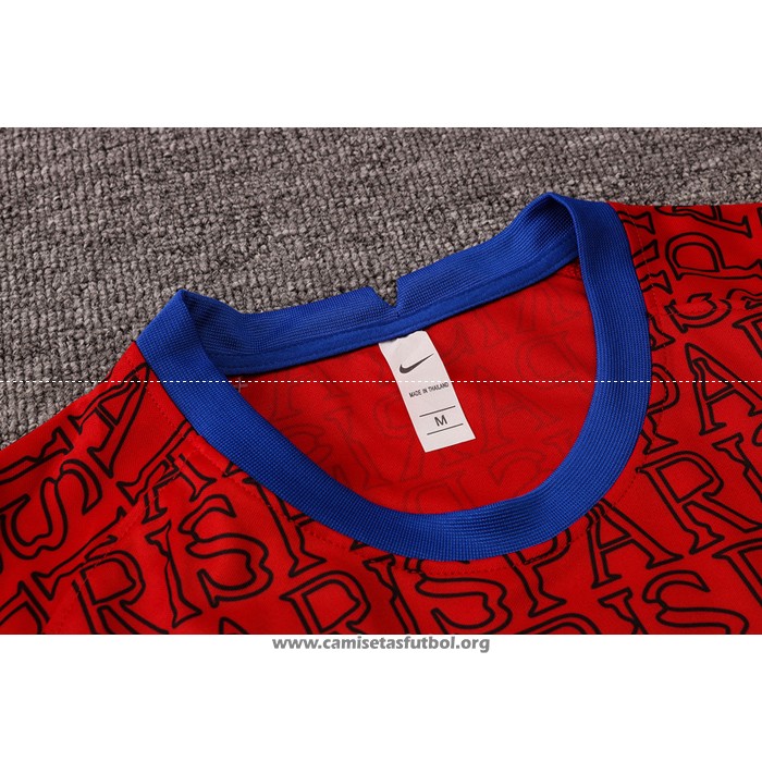 Chandal del Paris Saint-Germain Manga Corta 2020/2021 Rojo